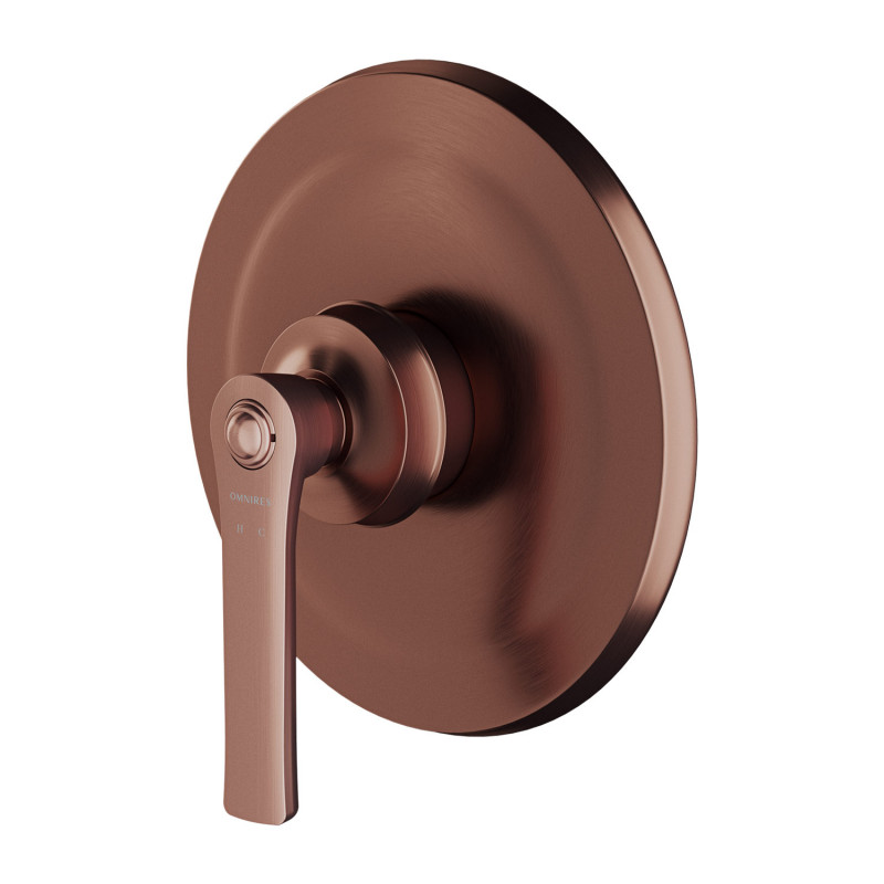 Omnires Armance bateria prysznicowa podtynkowa retro miedź antyczna AM5245ORB