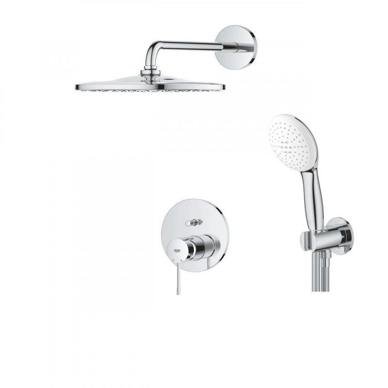 Grohe Essence New Smartbox zestaw podtynkowy kompletny z deszczownicą Rainshower 310 Mono chrom 24058001NAT21