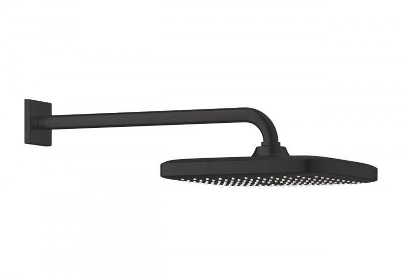 Grohe Tempesta 250 Cube deszczownica 25x25 z ramieniem ściennym czarny matte black 266872430