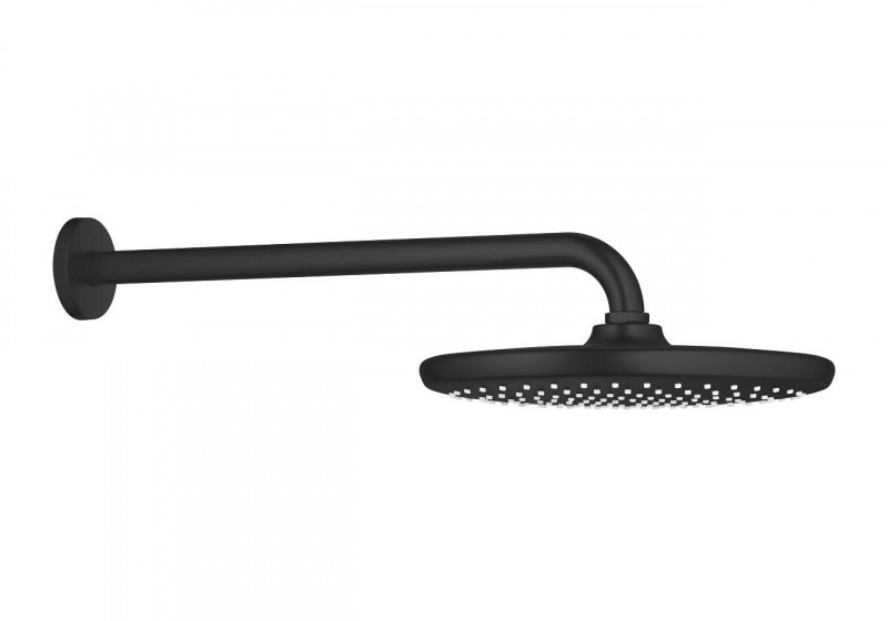 Grohe Tempesta 250 deszczownica 25x25 z ramieniem ściennym czarny matte black 266682430
