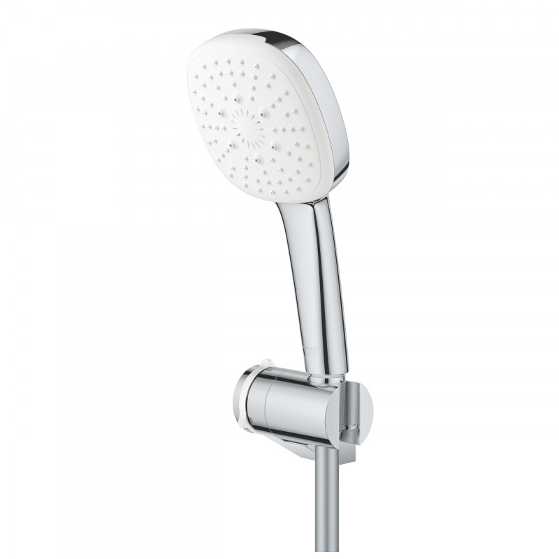 Grohe Tempesta Cube 110 zestaw prysznicowy z uchwytem 3 strumienie chrom 27584003