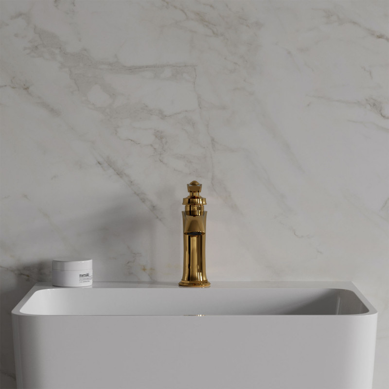 Omnires Armance bateria umywalkowa retro złoty AM5210GL