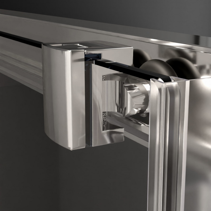 Radaway Alienta DWJ drzwi przesuwne 100 cm L/P chrom przeźroczyste Easy Clean 10260100-01-01