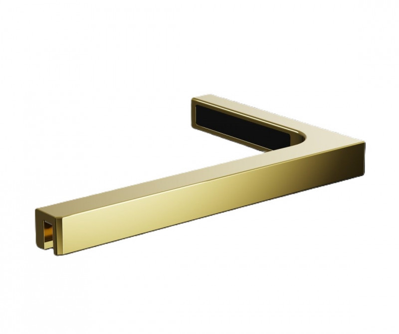 Radaway Modo SL Gold PNJ II parawan nawannowy jednoczęściowy 50 cm prawy złoty przeźroczyste Easy Clean 10316050-09-01R