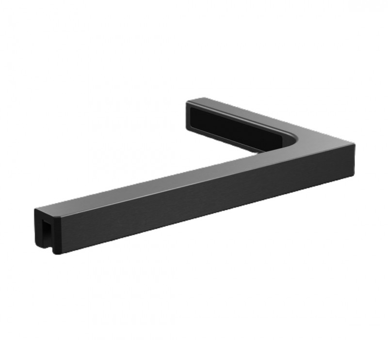 Radaway Modo SL Brushed Gun Metal PNJ II parawan nawannowy jednoczęściowy 50 cm lewy gun metal szczotkowany przeźroczyste Easy Clean 10316050-92-01L