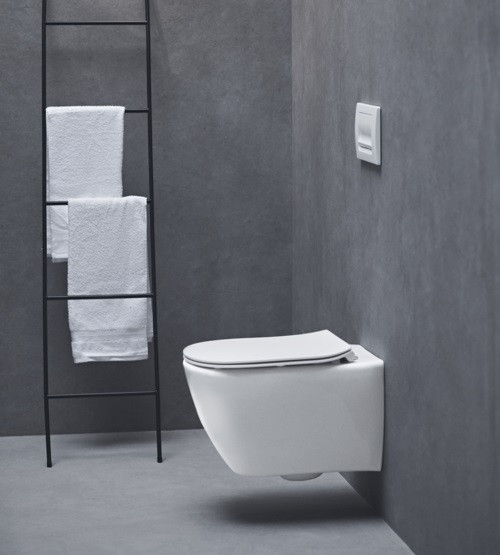 Ideal Standard Tesi RimLS+ muszla wisząca Rimless + deska wolnoopadajaca T493201 + T552201