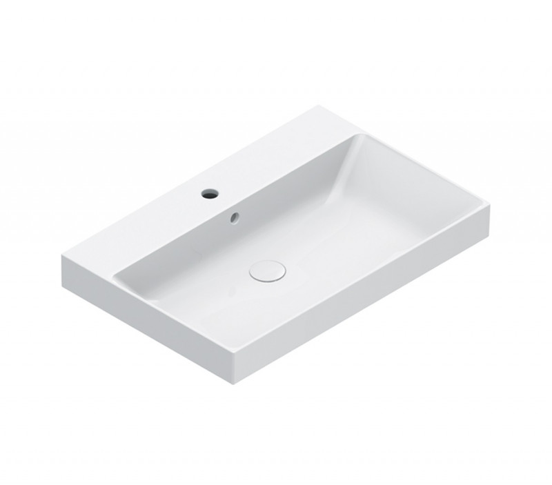 Catalano New Zero 75 umywalka 75x50 z otworem biały Cataglaze 0120751001