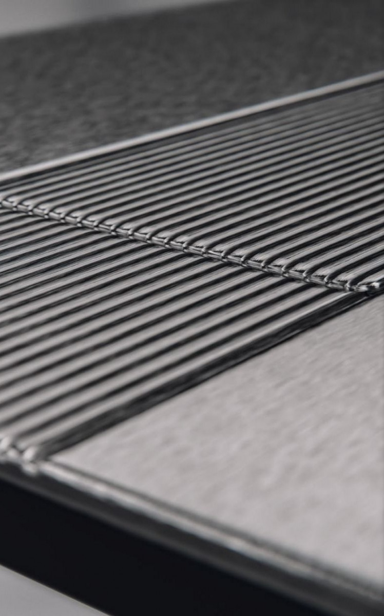 Tece Solid przycisk spłukujący metalowy do stelaża WC grafit szczotkowany 9240438