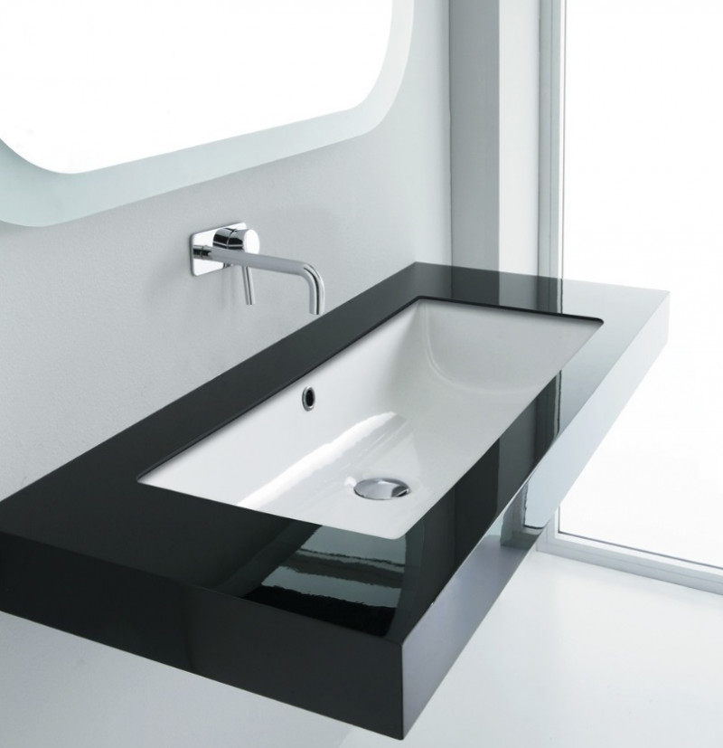 Kerasan Agua Libre Inka Project umywalka półblatowa 40x40 biały 3412