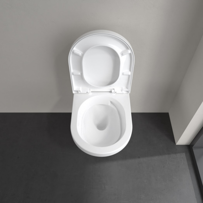 Villeroy&Boch Architectura TwistFlush muszla wisząca + deska wolnoopadająca weiss alpin Ceramicplus 4694CLR1