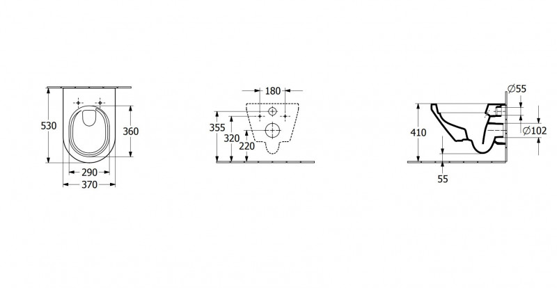 Villeroy&Boch Architectura TwistFlush muszla wisząca + deska wolnoopadająca weiss alpin 4694CL01