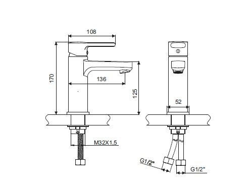 Tece Square II przycisk spłukujący do stelaża WC czarny chrom szczotkowany 9240846
