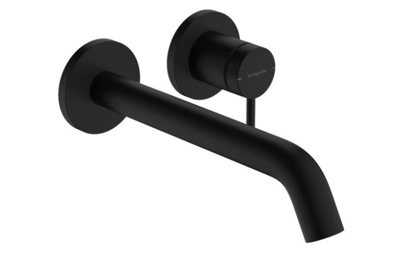 Hansgrohe Tecturis S bateria umywalkowa podtynkowa z wylewką 22,5cm czarny matowy 73351670