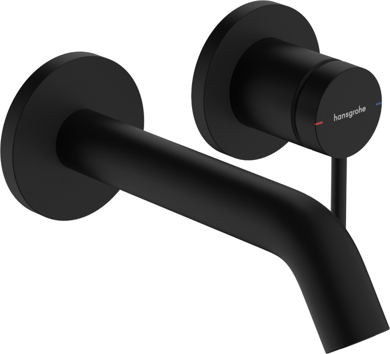 Hansgrohe Tecturis S bateria umywalkowa podtynkowa z wylewką 16,5cm czarny matowy 73350670