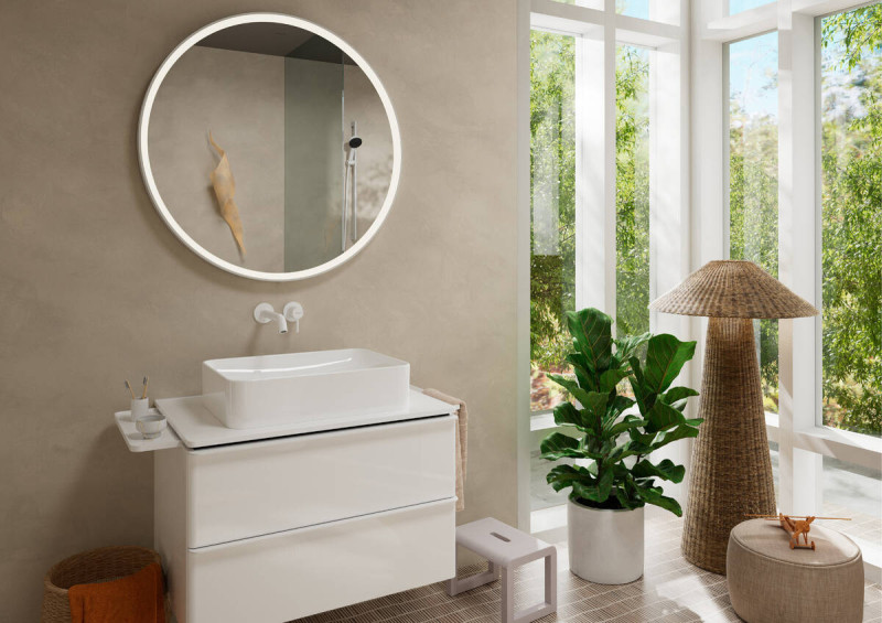 Hansgrohe Tecturis S bateria umywalkowa podtynkowa z wylewką 22,5cm biały matowy 73351700