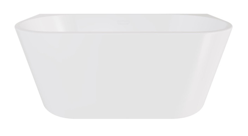 Besco Vica New wanna wolnostojąca przyścienna 150x80 cm akryl biały klik-klak biały WAS-150VNBI