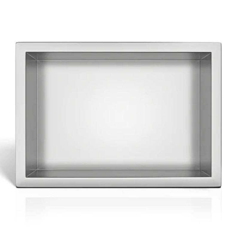 BALNEO WALL-BOX ONE Półka 30x20x10 cm podtynkowa, wnękowa, do zabudowy stal nierdzewna inox B0101010110-1