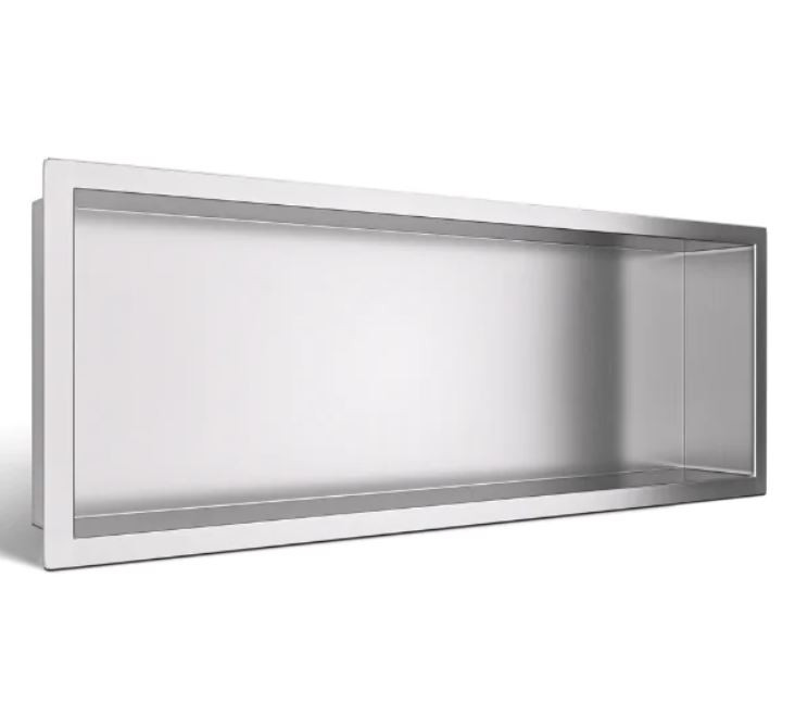 BALNEO WALL BOX Półka 60x20x10 cm podtynkowa, wnękowa, do zabudowy stal nierdzewna inox B0101010110-3