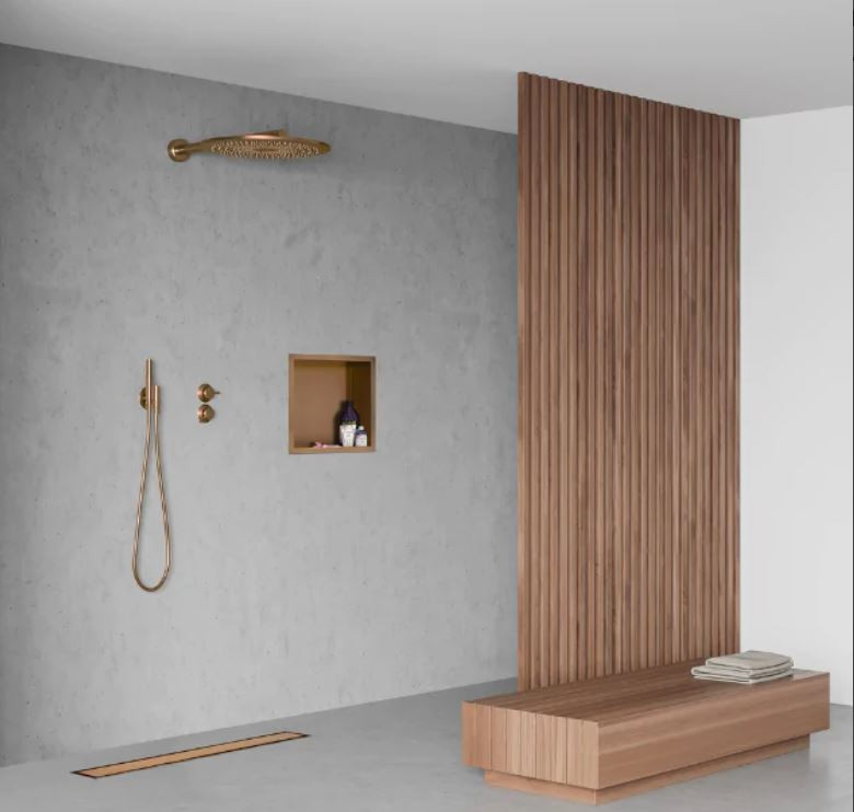 BALNEO WALL-BOX ONE Półka 30x30x7 cm podtynkowa, wnękowa, do zabudowy stal nierdzewna inox OB-IN1