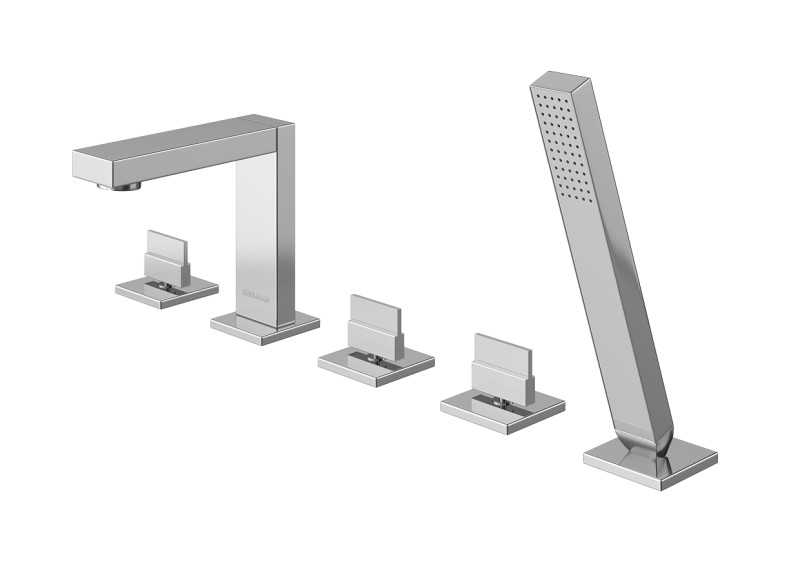 Kohlman Excelent bateria wannowa 5-otworowa chrom QB242H
