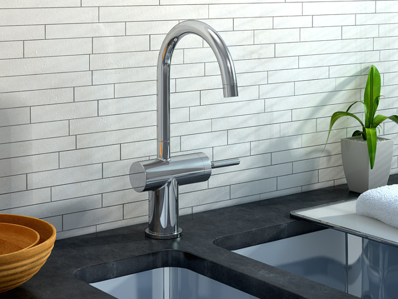 Kohlman Maxima bateria kuchenna zlewozmywakowa chrom QB140M