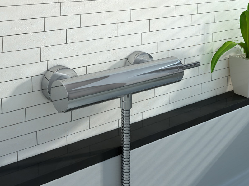 Kohlman Maxima bateria prysznicowa ścienna chrom QW120M