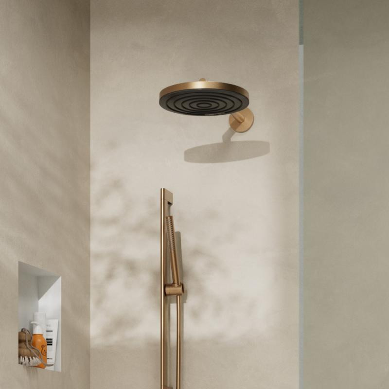 Hansgrohe Pulsify S Ecosmart Głowica prysznicowa 260 1jet brąz szczotkowany 24141140