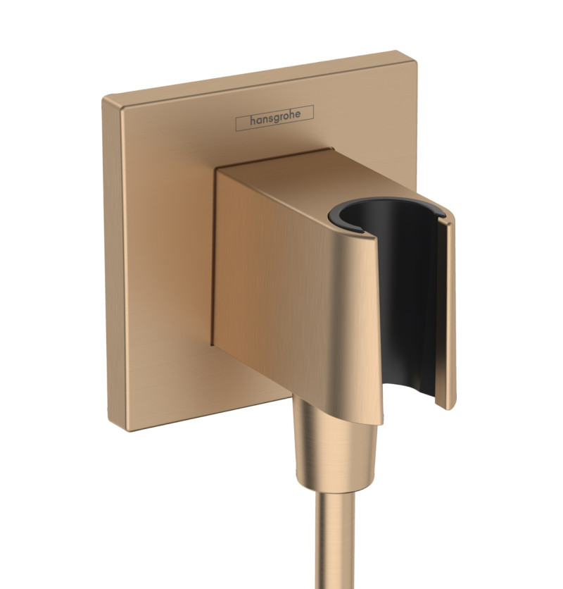 Hansgrohe DuoTurn E zestaw podtynkowy z deszczownicą Pulsify S 26x26 kompletny brąz szczotkowany 75417140NAT01