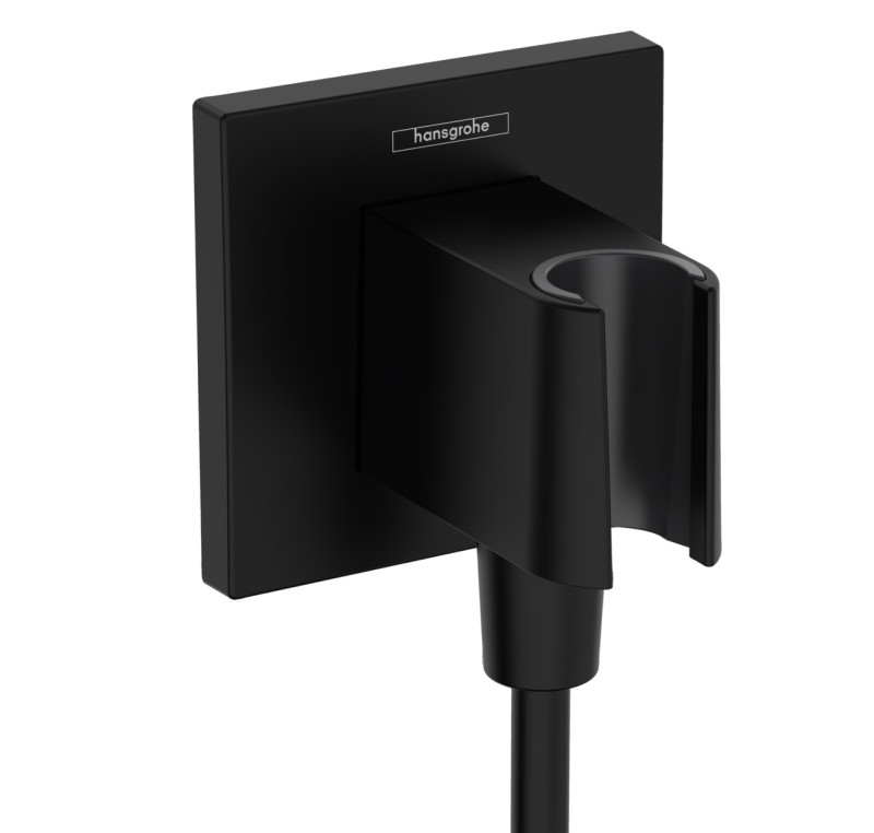 Hansgrohe DuoTurn E zestaw podtynkowy z deszczownicą Pulsify S 26x26 kompletny czarny matowy 75417670NAT01