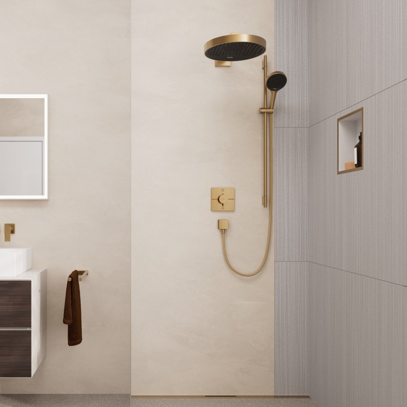 Hansgrohe FinishPlus Rainfinity 130 3jet główka słuchawka prysznicowa PowderRain brąz szczotkowany 26864140