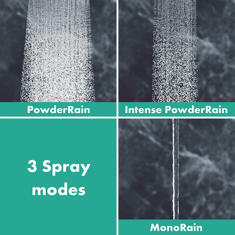 Hansgrohe FinishPlus Rainfinity 130 3jet główka słuchawka prysznicowa PowderRain brąz szczotkowany 26864140