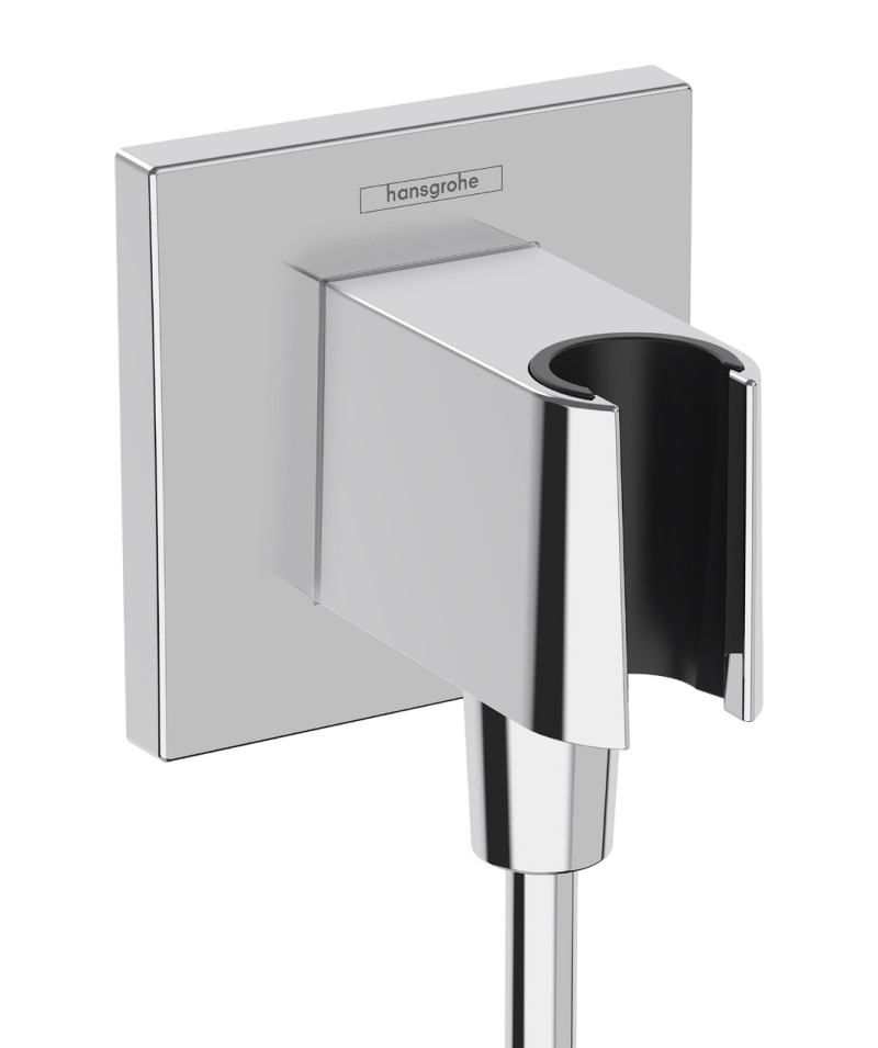 Hansgrohe FixFit E Przyłącze węża z uchwytem chrom 26889000