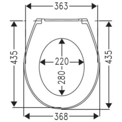 Villeroy&Boch Omnia Classic deska wolnoopadająca biała weiss alpin 8M43S101