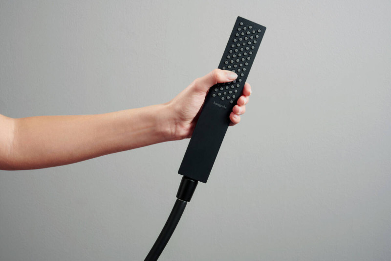 Hansgrohe Pulsify E słuchawka prysznicowa 100 1jet EcoSmart, Slim czarny matowy 24321670