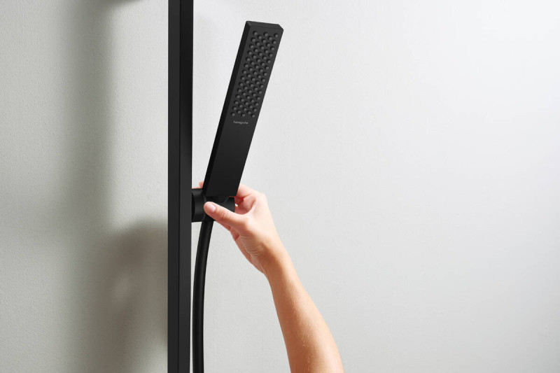 Hansgrohe Pulsify E słuchawka prysznicowa 100 1jet EcoSmart, Slim czarny matowy 24321670