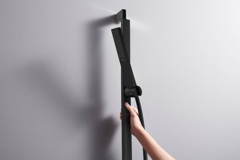 Hansgrohe Pulsify E słuchawka prysznicowa 100 1jet EcoSmart, Slim czarny matowy 24321670