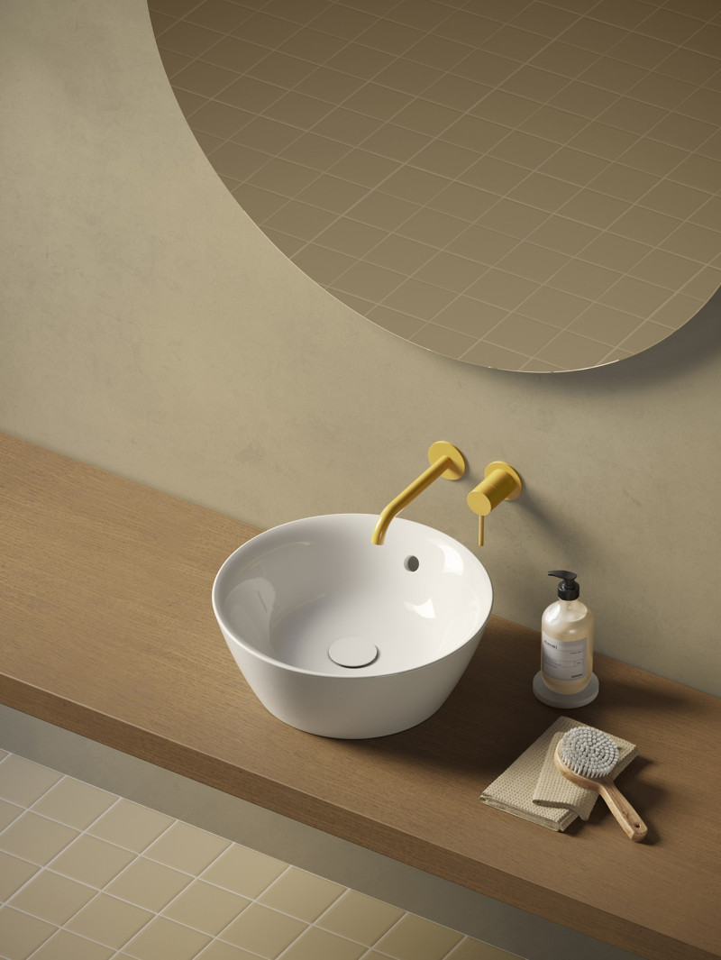 Catalano Italy umywalka stawiana na blat 42x42 biały Cataglaze+ 0723420001