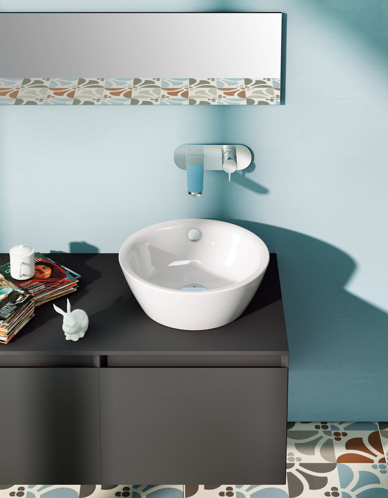 Catalano Italy umywalka stawiana na blat 42x42 biały Cataglaze+ 0723420001