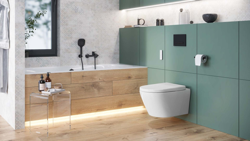 Excellent Dakota 2.1 toaleta myjąca muszla wisząca z deską z funkcją bidetu biały CEEX.4024.593.D2.1.WH