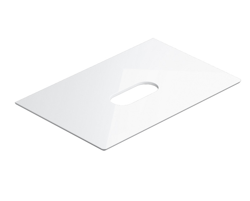 Catalano Ceramic Top blat ceramiczny 75x50 pod 1 umywalkę biały połysk Cataglaze 0830750001