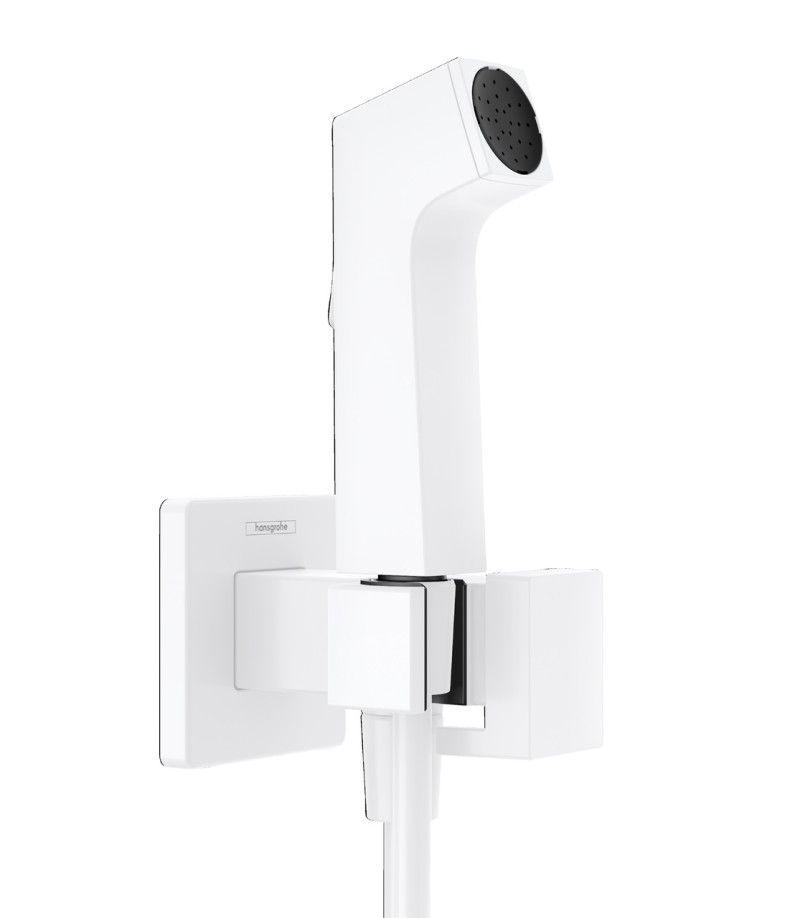 Hansgrohe Bidette 1jet E EcoSmart bateria bidetowa podtynkowa biały matowy 29233700