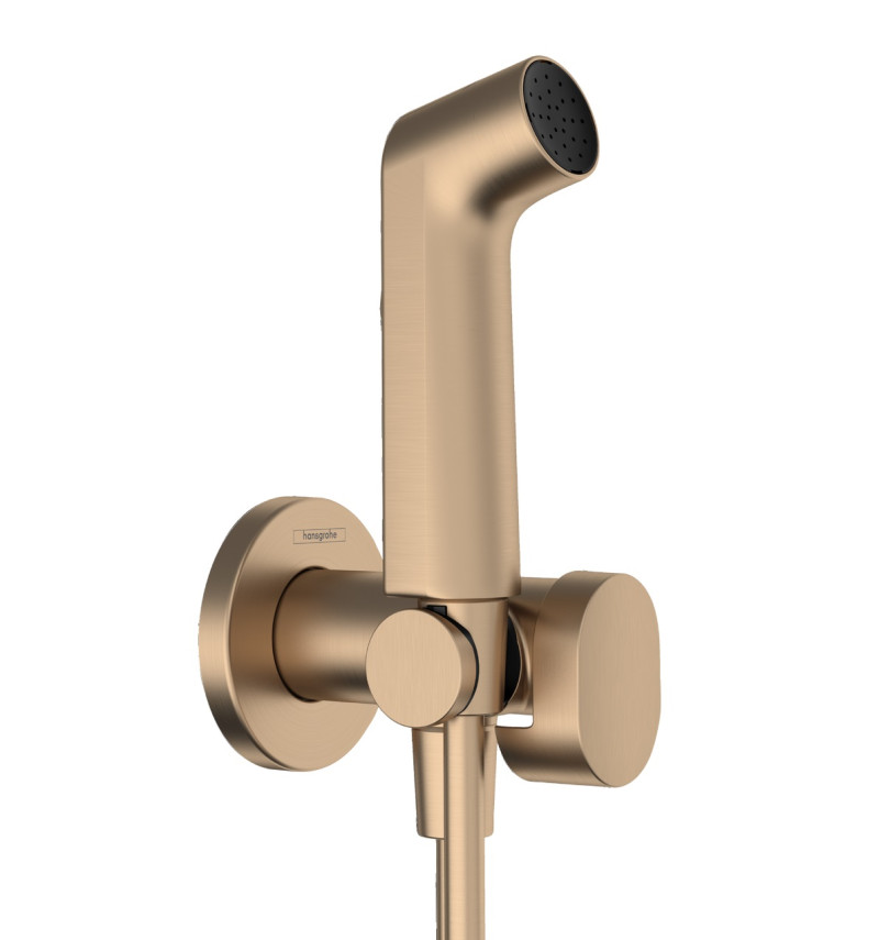 Hansgrohe Bidette 1jet S EcoSmart bateria bidetowa podtynkowa brąz szczotkowany 29232140
