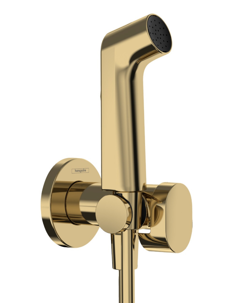 Hansgrohe Bidette 1jet S EcoSmart bateria bidetowa podtynkowa złoty optyczny polerowany 29232990