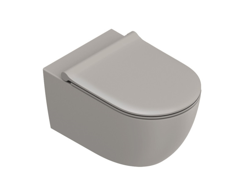 Catalano Sfera 55 Silentech muszla wisząca 55x35 tortora matowy Cataglaze 0511550032