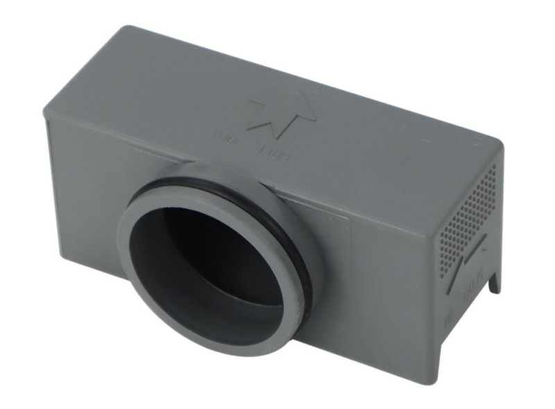 Balneo Duplex Next Black odpływ liniowy 50 cm, niski syfon, ruszt dwustronny czarny mat teflon BLK50N