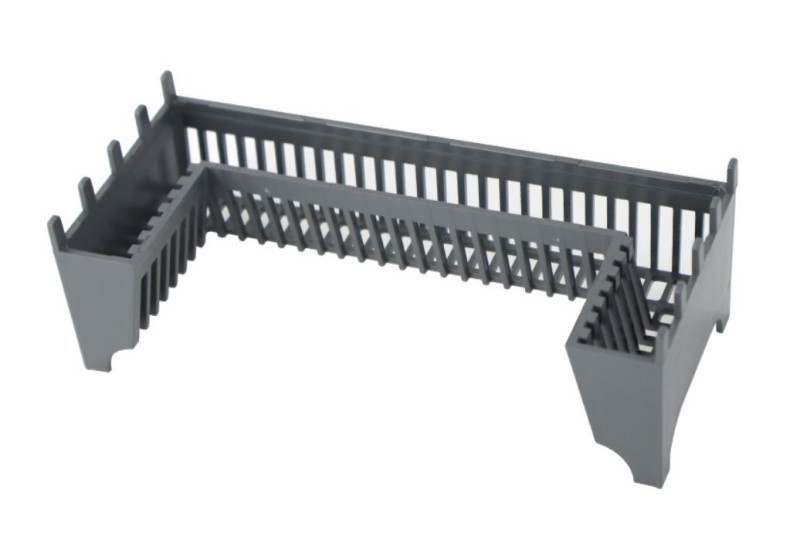 Balneo Duplex Next Black odpływ liniowy 90 cm, niski syfon, ruszt dwustronny czarny mat teflon BLK90N