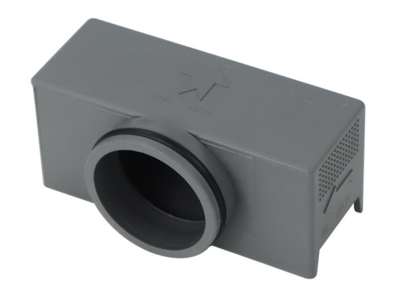 Balneo Duplex Next Black odpływ liniowy 110 cm, niski syfon, ruszt dwustronny czarny mat teflon BLK110N