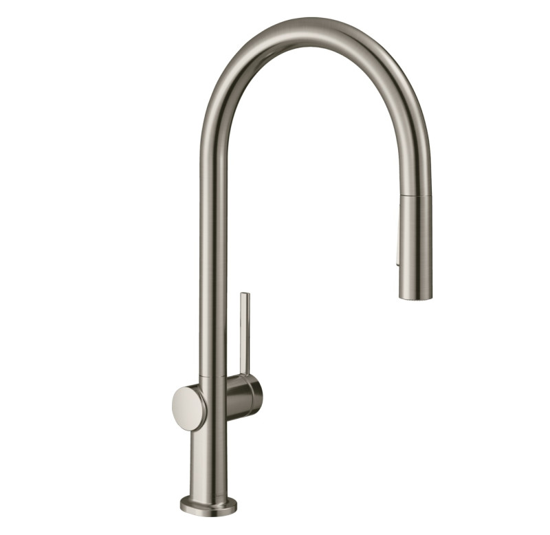 Hansgrohe Talis M54 bateria kuchenna 210 z wyciąganą wylewką 2jet stal szlachetna 72800800