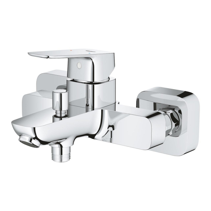 Grohe Cubeo bateria wannowa ścienna chrom połysk 1018130000