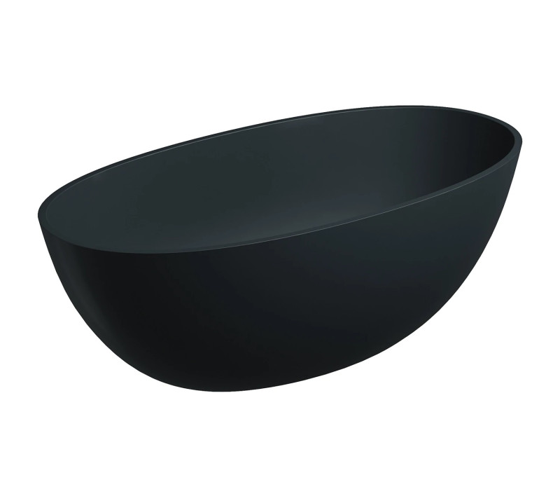 Omnires Shell M+ wanna wolnostojąca 148x75 cm black lava mat SHELL148WWBLV